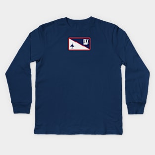 F-4 Phantom II (Small logo) Kids Long Sleeve T-Shirt